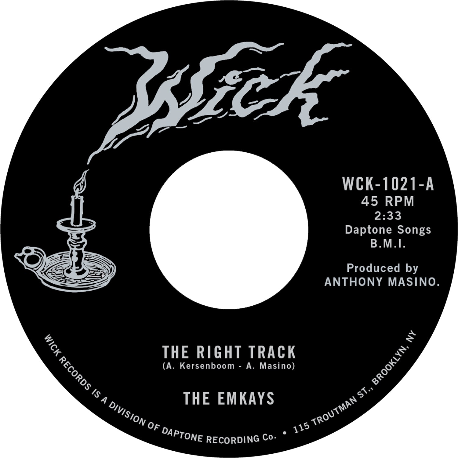 The Emkays "The Right Track" / "Make It True"