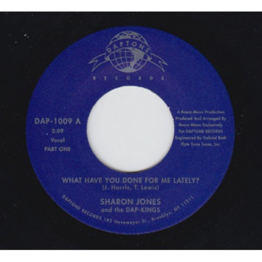 Sharon Jones & the Dap-Kings - "What Have You Done For Me Lately Pt. 1 & 2" - daptonerecords