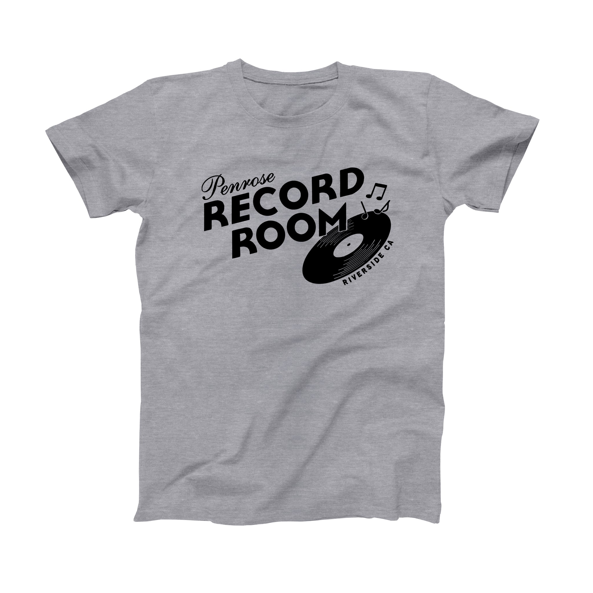 Penrose Record Room Logo Heather Gray Shirt
