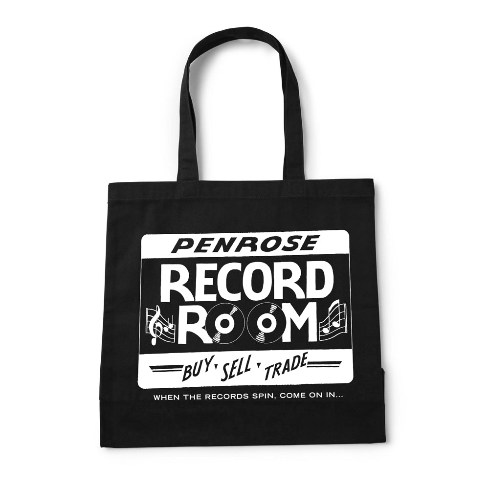Penrose Record Room Black Tote Bag