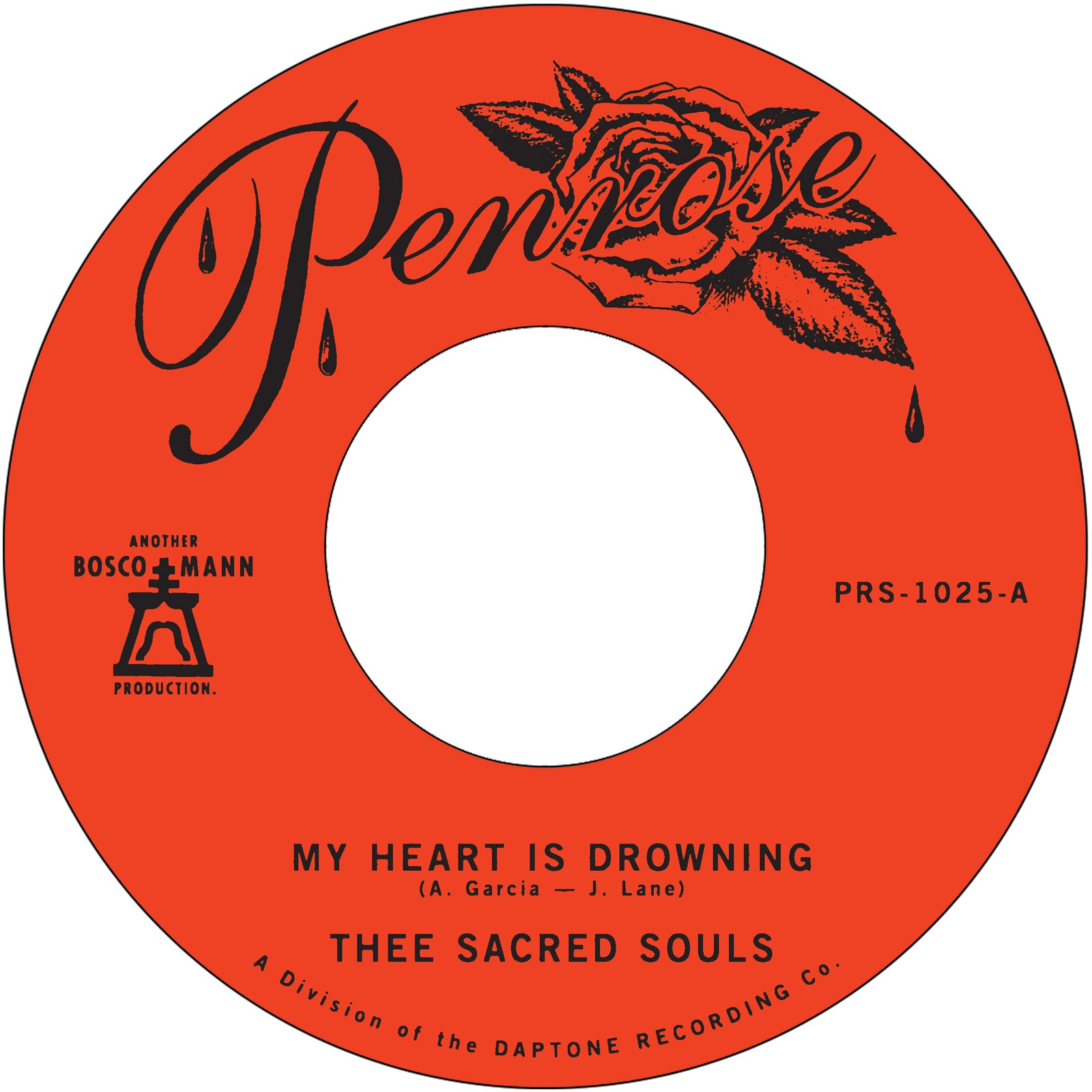 Thee Sacred Souls "My Heart is Drowning" 45