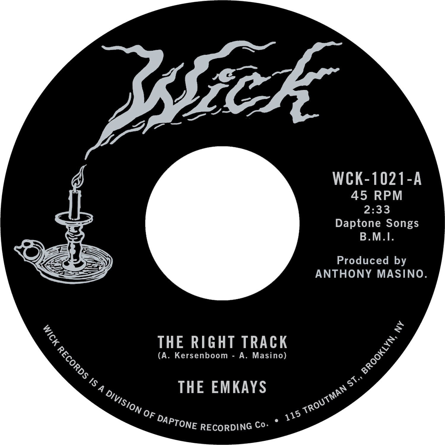 The Emkays "The Right Track" / "Make It True"