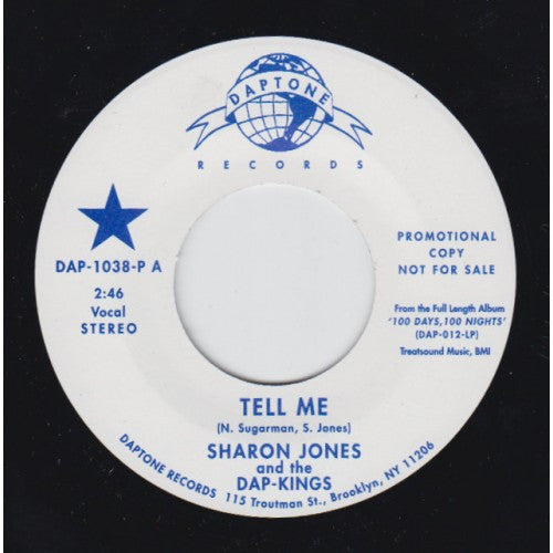 Sharon Jones & the Dap-Kings - "Tell Me (Stereo & Mono)" - daptonerecords