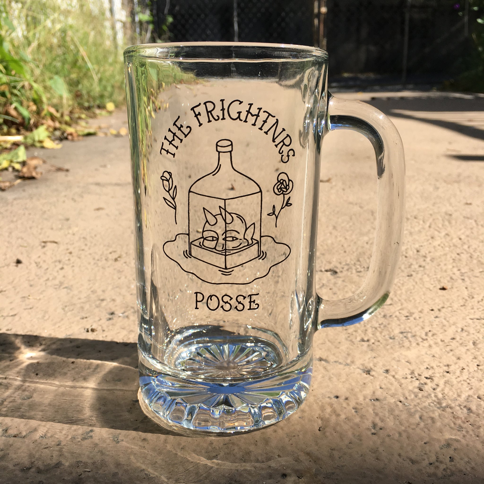 The Frightnrs Posse Glass Mug