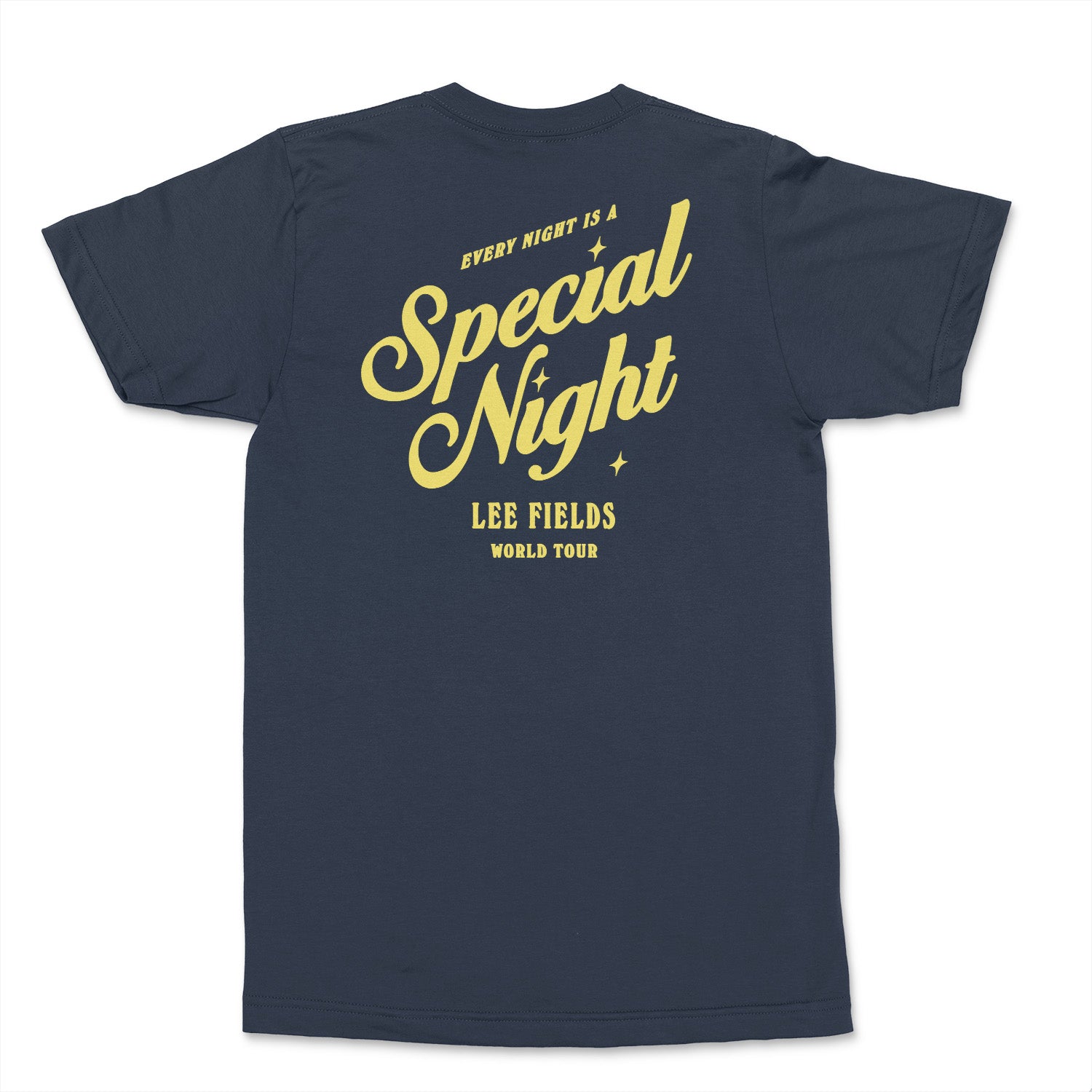 Lee Fields Special Night T-shirt (Navy w/Yellow)