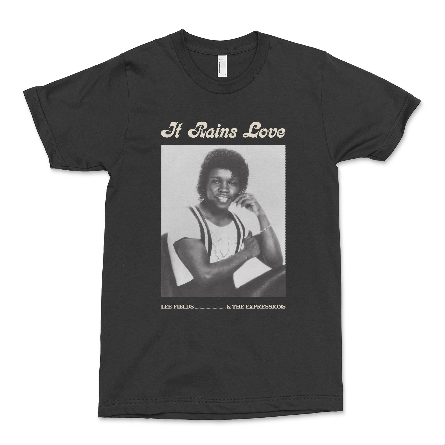 Lee Fields - It Rains Love T-shirt (Black)