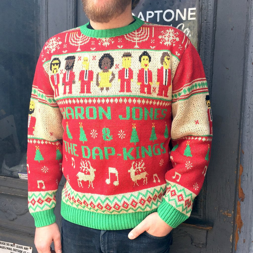 Sharon Jones & the Dap-Kings Holiday Knit Sweater (Red) – daptonerecords