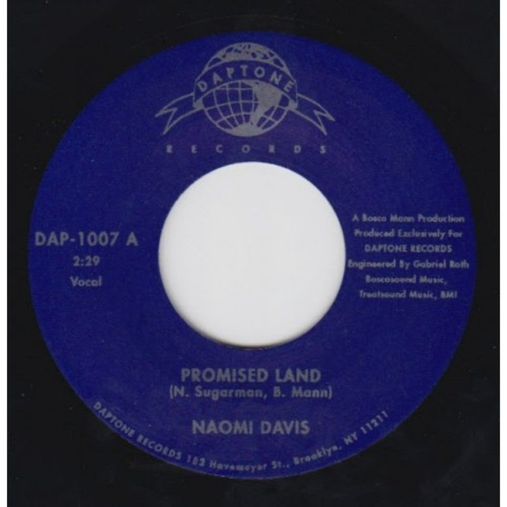 Naomi Davis - "Promised Land/Instrumental" - daptonerecords