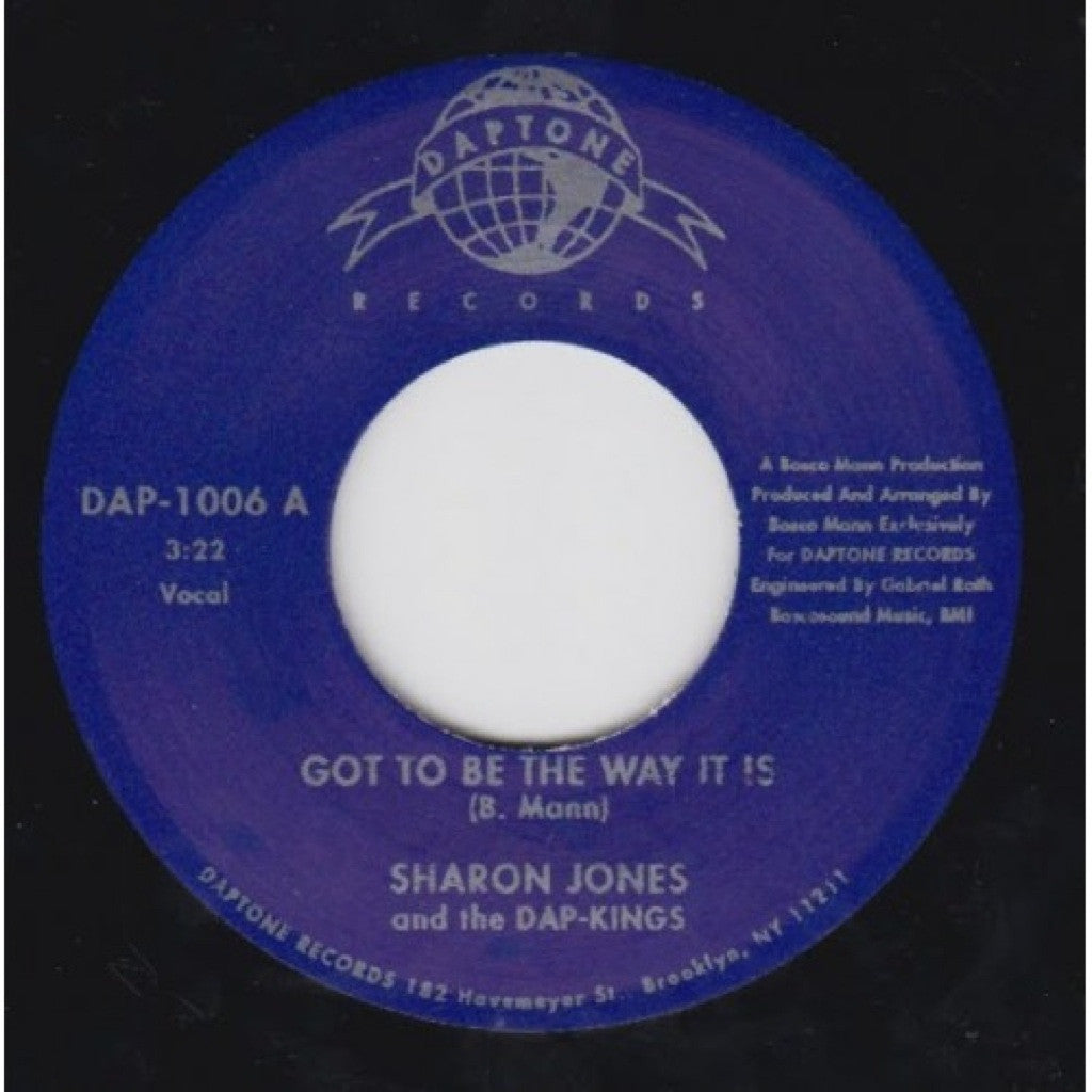 Sharon Jones & the Dap-Kings - "Got To Be The Way It Is Pt. 1 & 2" - daptonerecords
