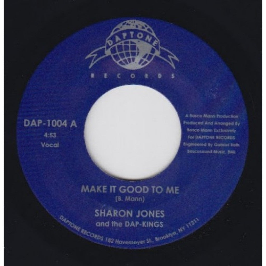 Sharon Jones & the Dap-Kings - "Make It Good To Me/Casella Walk" - daptonerecords