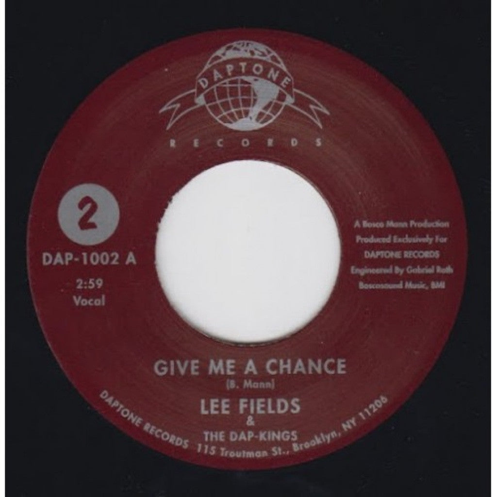 Lee Fields - "Give Me A Chance Pt. 1 & 2" - daptonerecords
