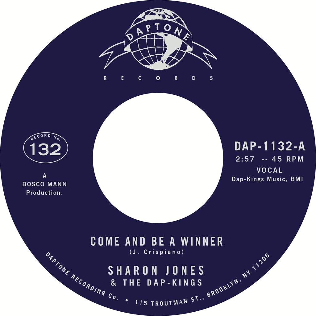 Sharon Jones & the Dap-Kings "Come and Be a Winner" 45